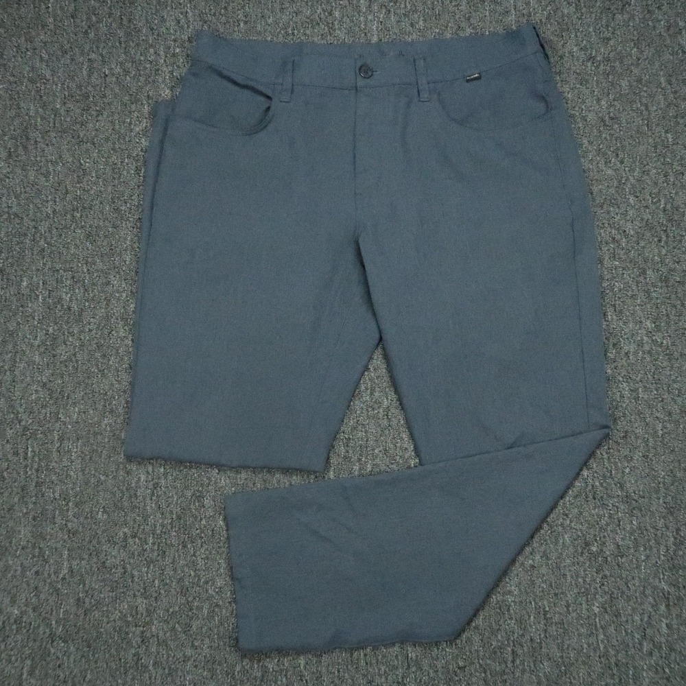 Travis Mathew Pants Mens 35x31 Blue Open To Close‎ 2.0 5 Pocket Trouser Stretch